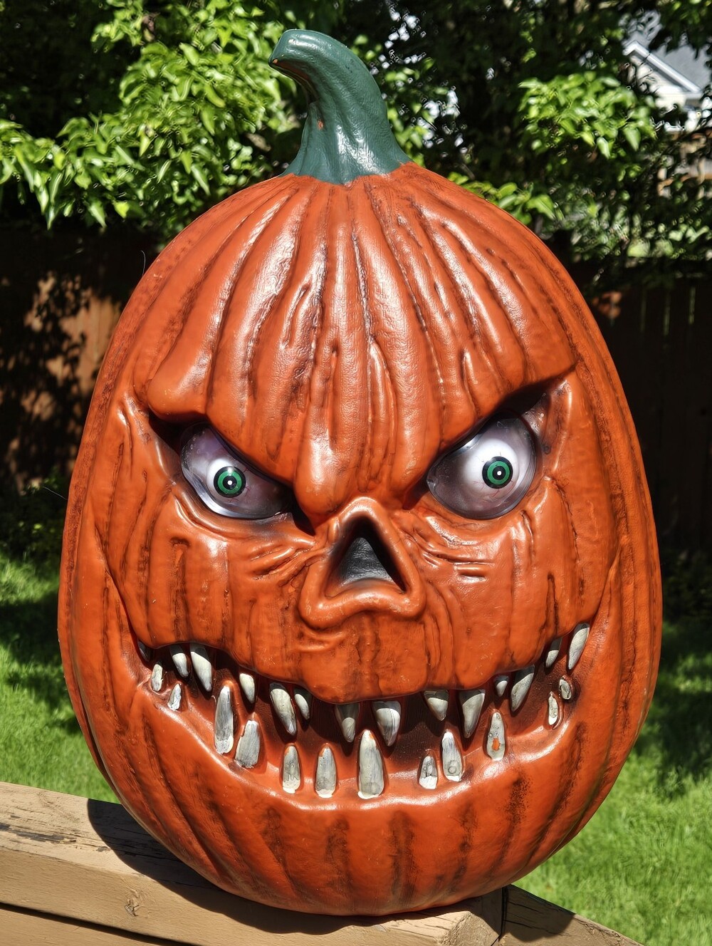 Gemmy Pumpkin Halloween Blow Mold Spooky Halloween Decor